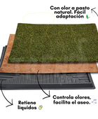 TAPETE SANITARIO + ARENA ECOLÓGICA + GUÍA DE ENTRENAMIENTO